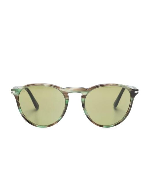 Persol Green Po3286S Pantos-Frame Sunglasses