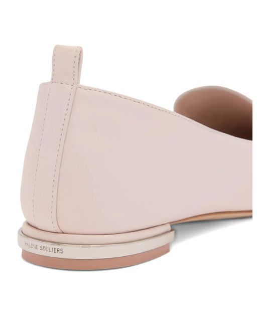 Malone Souliers Pink Dora Loafers