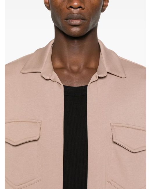 Notrainproof Natural Flap-Pocket Shirt for men