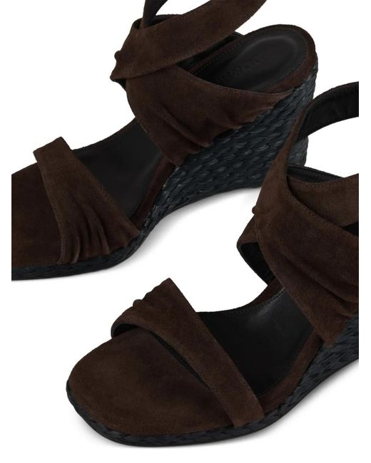 Ba&sh Black Cecile Heeled Espadrille