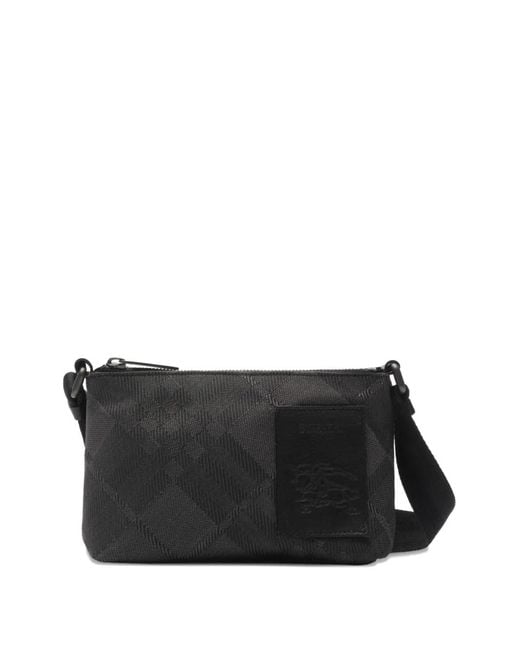Burberry Black Mini Chester Crossbody Bag for men