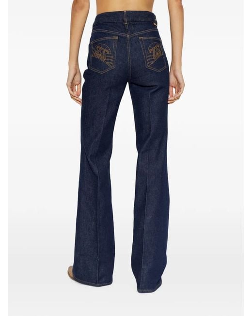 Zimmermann Blue Flared Jeans