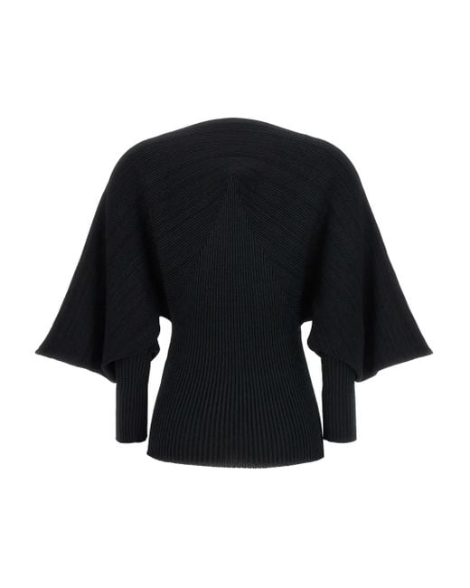 Issey Miyake Black Ribbed sweater