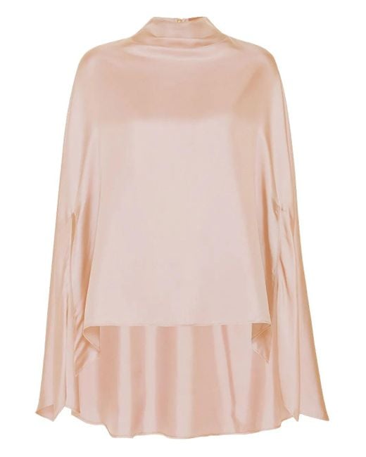 LAPOINTE Halterneck Blouse Pink