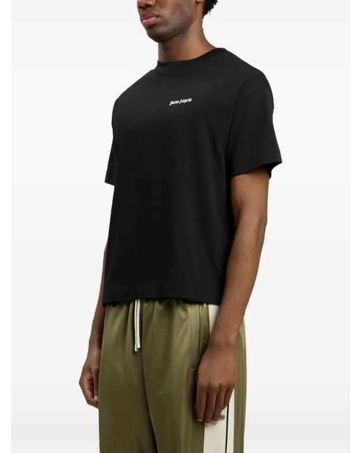 Palm Angels Blue Bwn Classic Logo Tripack Tee for men