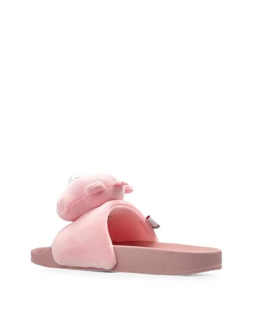 Adidas Pink X Care Bears Plush Slides