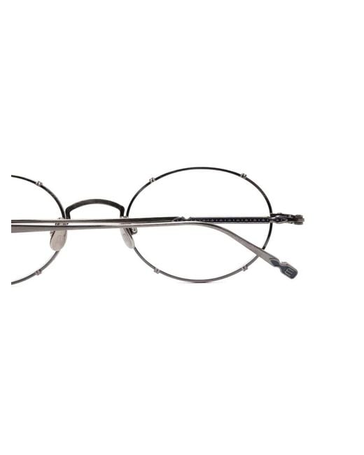 Matsuda Natural Oval-Frame Glasses