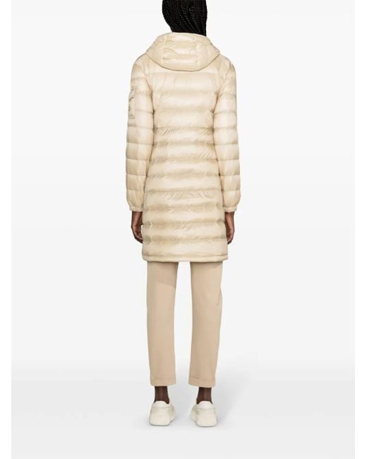 Moncler Natural Amintore Daunenmantel Mit Kapuze