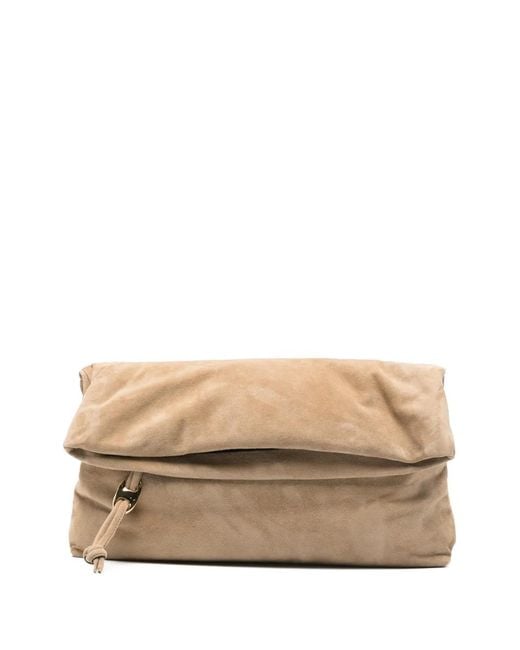 Tela Natural Fold Over Clutch