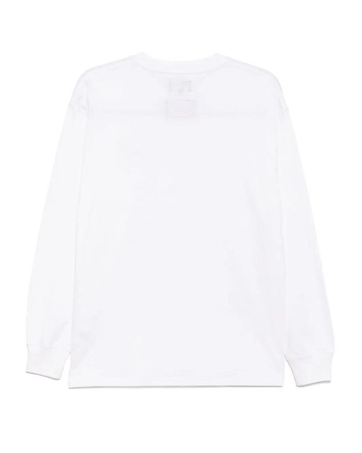 Izzue White Logo-Patch T-Shirt for men