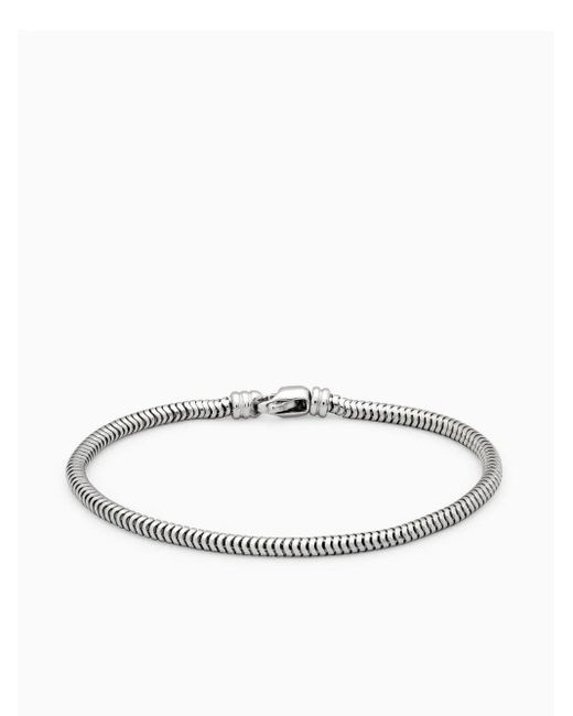 Tom Wood White Snake Bracelet