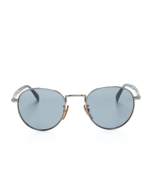 David Beckham Blue Db1116 Round-frame Sunglasses for men