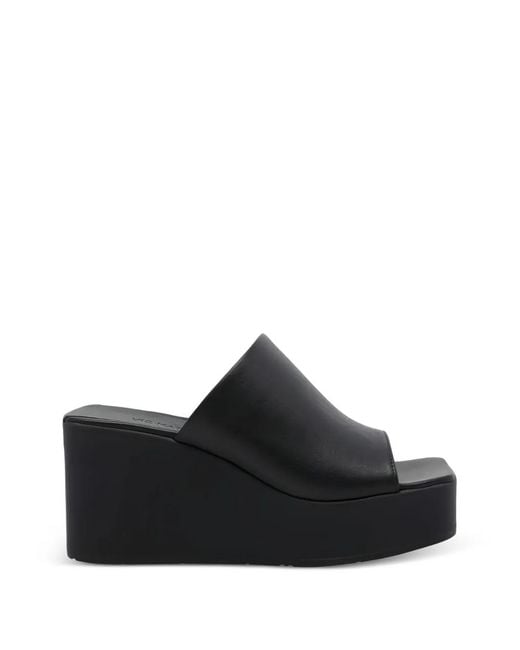 Vic Matié Black K10_Block Platform Wedge Sandals