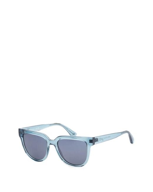Longchamp Blue Geometric-Frame Sunglasses
