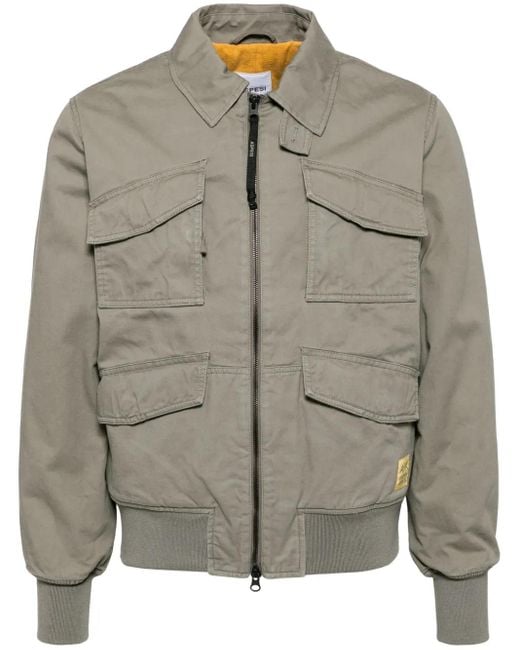 Aspesi Gray Gabardine Jacket for men