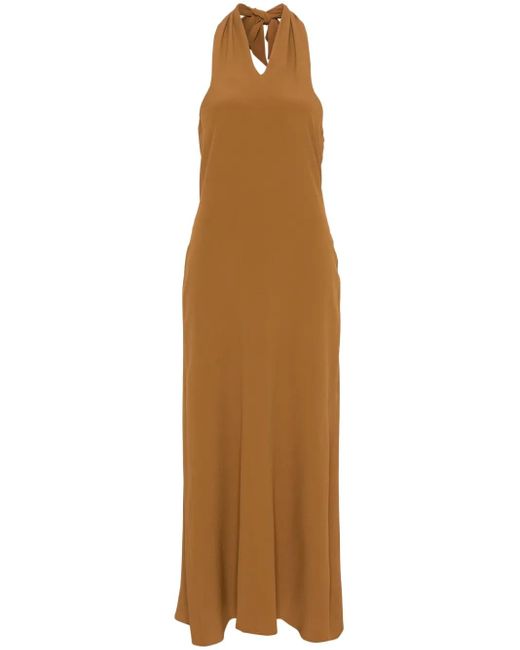 FEDERICA TOSI クレープデシン ドレス Natural
