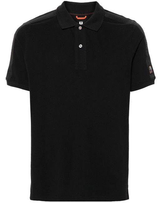 Parajumpers Black Space Polo Shirt for men