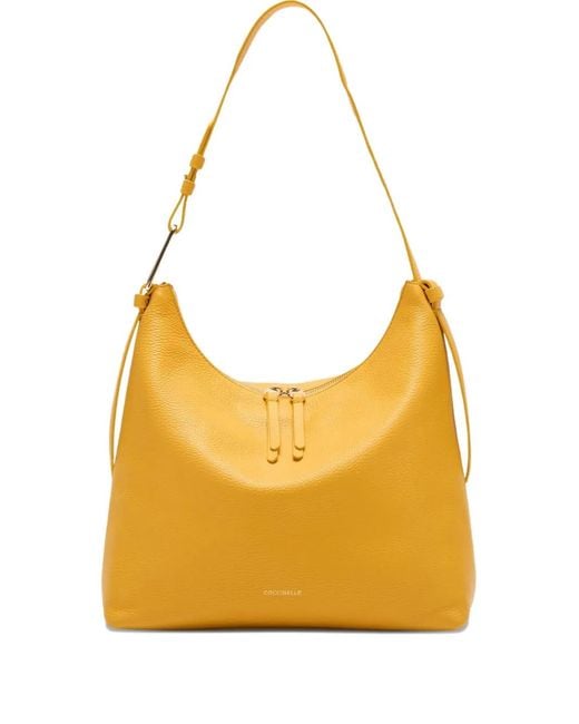 Coccinelle Yellow Malory Shoulder Bag
