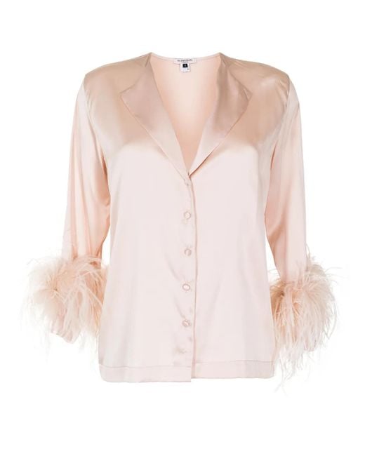 Gilda & Pearl Pink Camille Silk Pajama