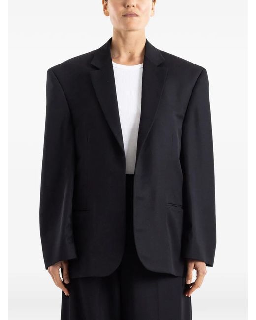 Balenciaga Blue Oversized Blazer