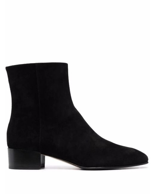 Scarosso Black Ambra 40Mm Square-Toe Boots