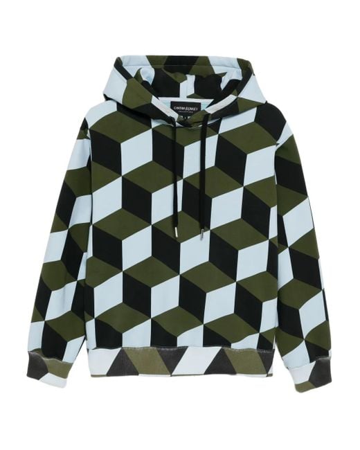 Cynthia Rowley Green The Illusion Hoodie