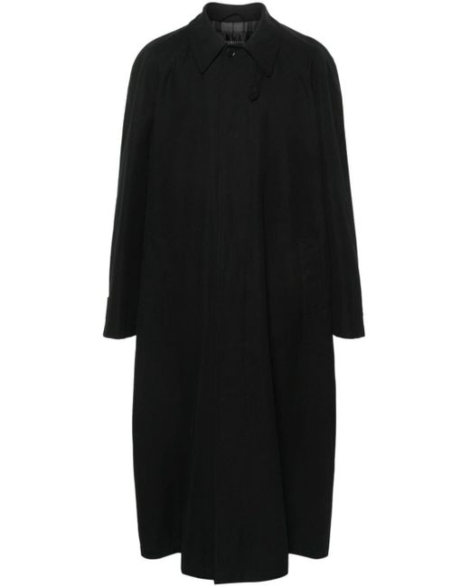 Manteau droit à simple boutonnage Balenciaga pour homme en coloris Black