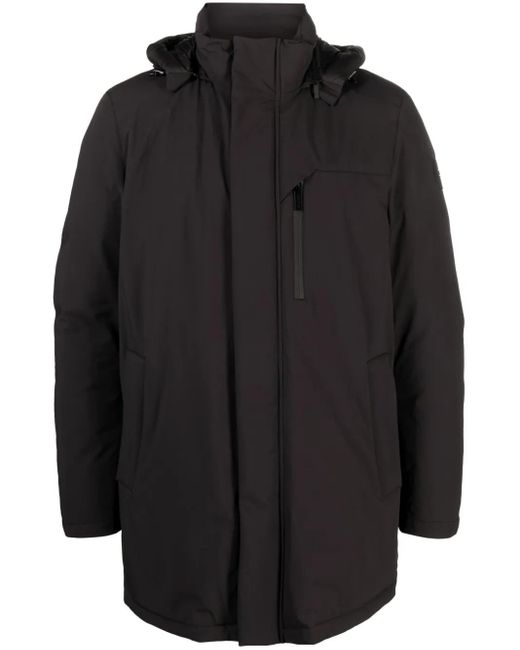 Woolrich Black Mountain Parka Coat for men