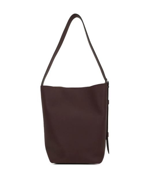 Max Mara Brown Medium Archetipo Leather Tote Bag