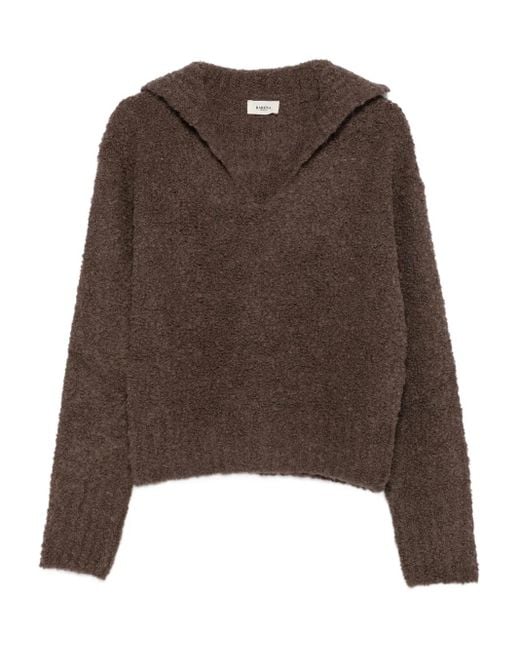 Jersey de bouclé Barena de color Brown