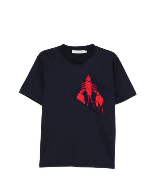 Joshua Sanders Blue Lobster T-Shirt