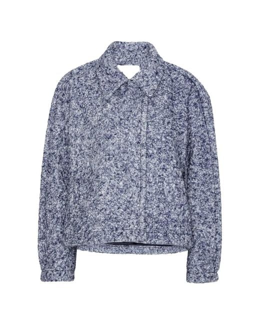 Henrik Vibskov Blue Dartbi Textured Jacket