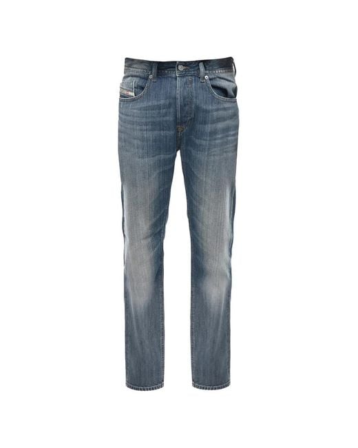 DIESEL Blue Buster-X Tapered-Leg Jeans for men