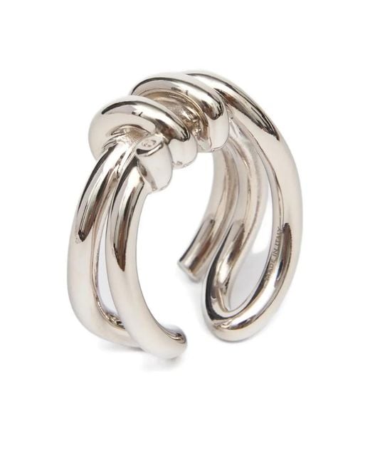 MM6 by Maison Margiela White Knot Ring