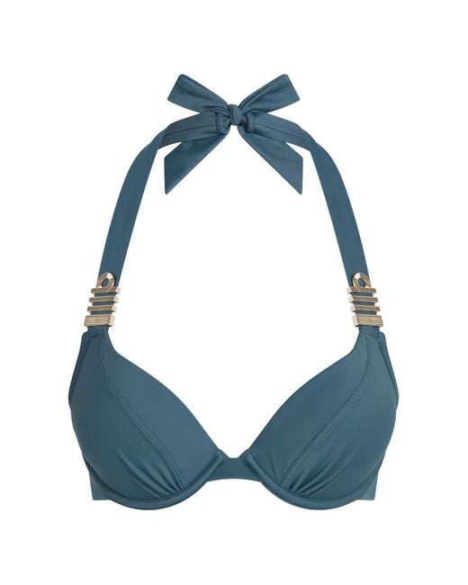 Marlies Dekkers Blue Padded Bikini Top
