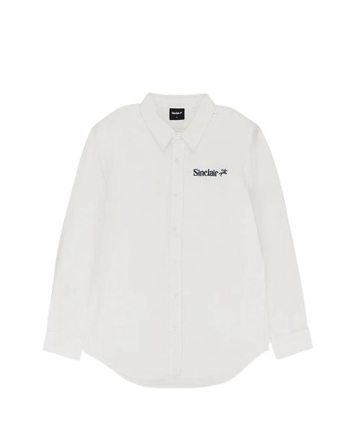 Button-up shirt Sinclair de hombre de color White