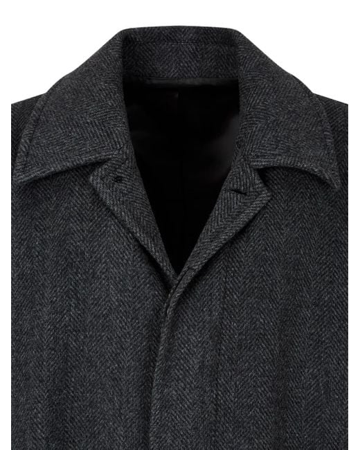 Manteau À Motif De Chevrons Studio Tomboy X pour homme en coloris Black