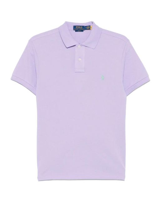 メンズ Polo Ralph Lauren ポロポニー ポロシャツ Purple