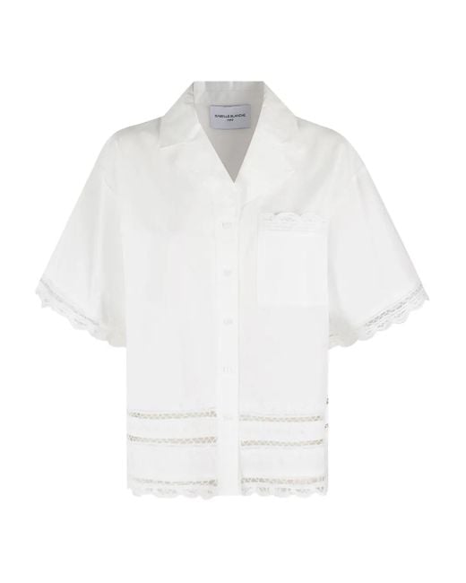 Isabelle Blanche Cotton Shirt White