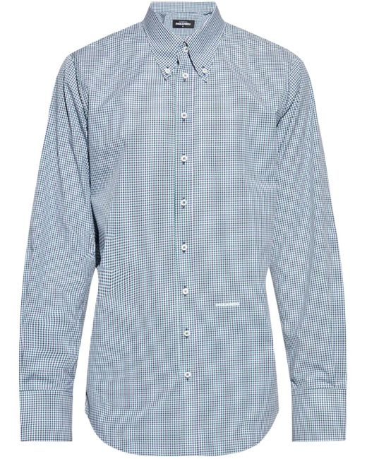メンズ DSquared² コットン シャツ Blue