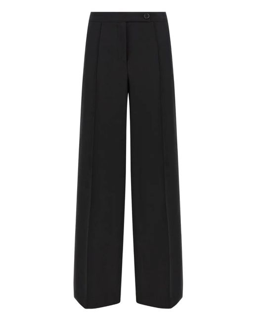 Pinko Black Wide Trousers