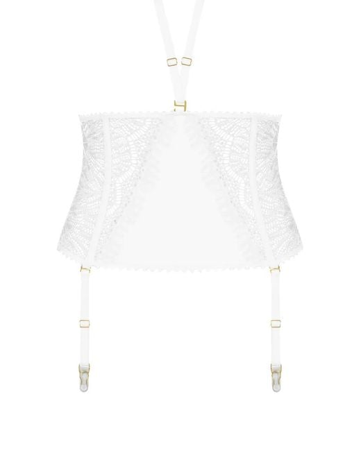 Maison Close White Garter Belt