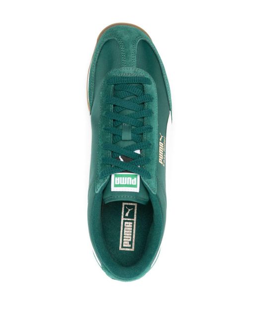 PUMA Green Easy Rider Suede Sneakers for men