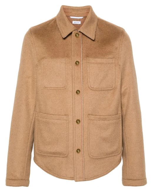 Thom Browne Shirtjack Met Geborsteld-Effect in het Brown voor heren