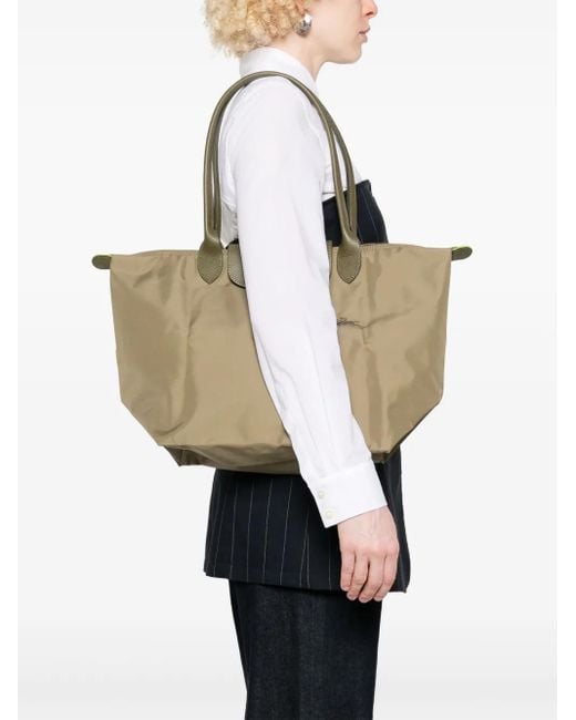 Longchamp Natural Le Pliage L Tote Bag