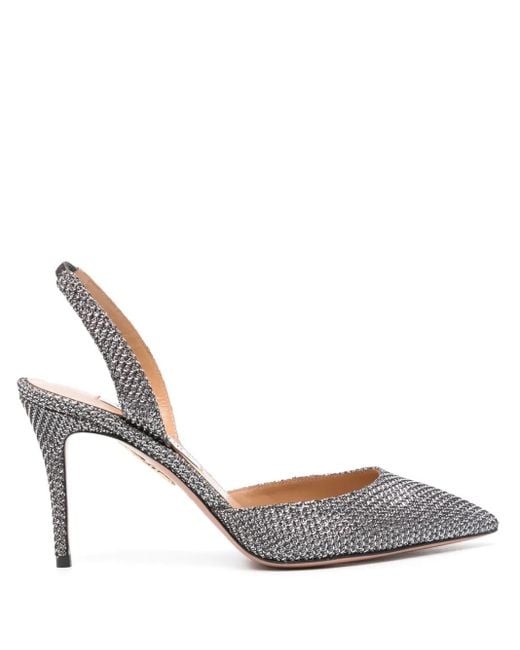 Escarpins So Nude Pump 85 Mm Aquazzura en coloris White