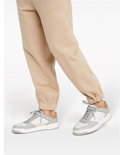 Zapatillas con parche del logo Brunello Cucinelli de hombre de color White