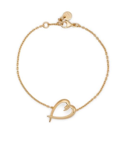 Shaun Leane Metallic Hooked Heart Bracelet