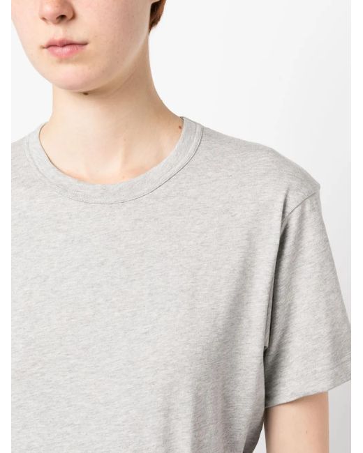 Comme des Garçons White Short-Sleeve Cotton T-Shirt