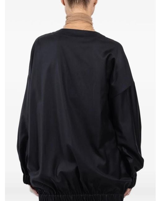 Sa Su Phi Black V-Neck Button Jacket